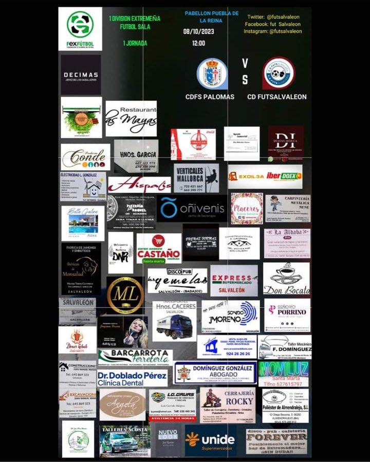 1ª jornada toca visitar al <a href="/CDFS_Palomas/">C.D.F.S Palomas</a> 

Deseando que ruede el balón ya⚽️⚽️