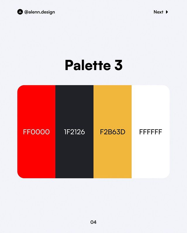 UI/UX Designers, here are 07 colour inspiration Palettes for your next ...