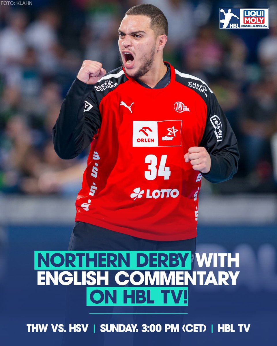 No TV rights in your country? ❓Then watch all games live on HBL TV ❗️📹 On Sunday the current german champion <a href="/thw_handball/">THW Kiel</a> welcomes <a href="/HamburgHandball/">Handball Sport Verein Hamburg</a> in the northern derby 😍💪
📹hbl-tv.com/de for englisch commentary by <a href="/PaulBray9/">Paul Bray</a> 🎤