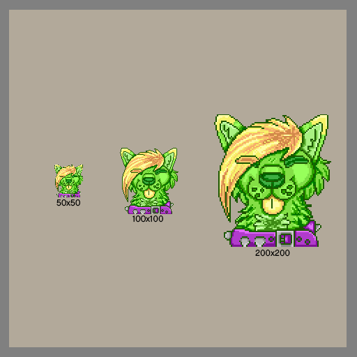 jelloarts's tweet photo. idk how to make pixel art appealing to the masses, so here's a little pixel of Jello I did for an icon on deviantART at different sizes lol. I haven't pixeled in so long, but I remember now how much I love doing it ;w;
#furry  #Art #furryart  #digitalart  #pixelart https://t.co/lG15G6zsMM