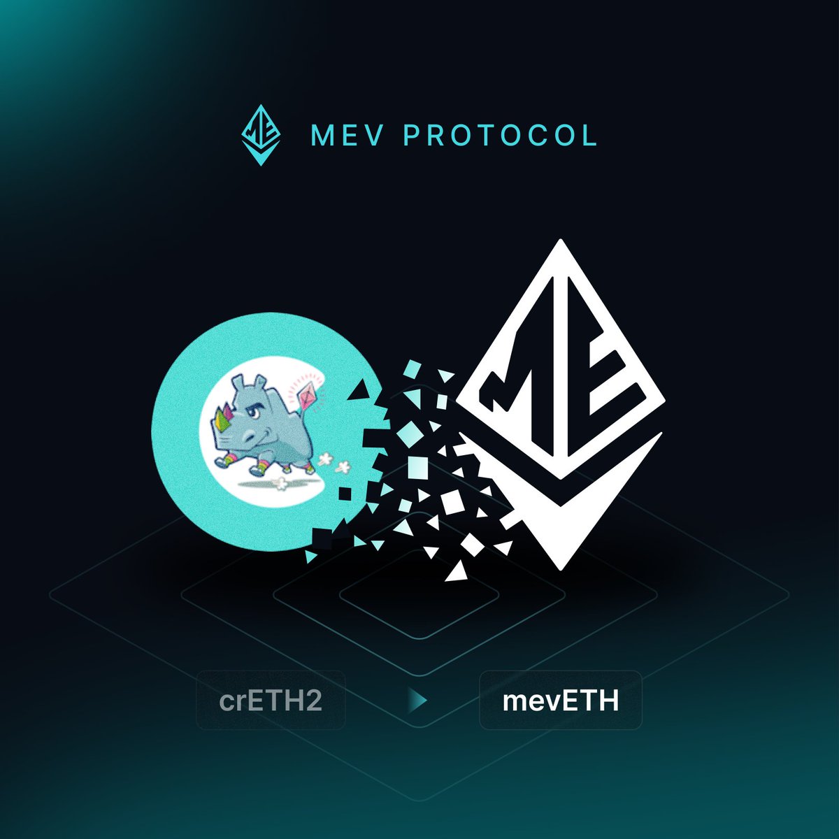 With the launch of MEV Protocol and mevETH, @CreamdotFinance crETH2 holders can now migrate to mevETH! Over 11,000 crETH2 have already migrated! If you haven’t yet, read on for the why and how: