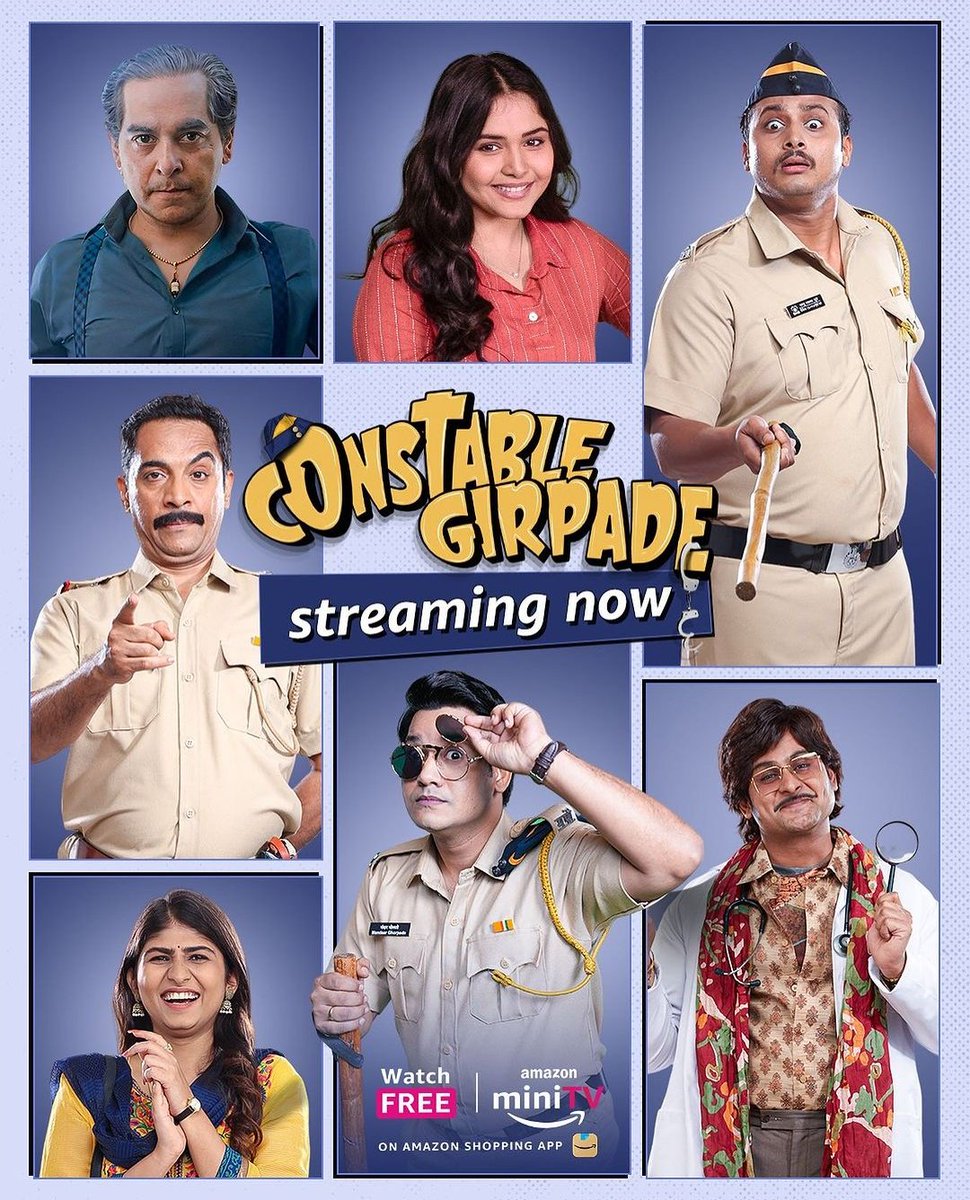 #ConstableGirpade S1 (2023) by <a href="/SaadKhanCS/">Saad Khan</a>, ft. #KhushaalPawar <a href="/Just_Neel_Thing/">Just Neel Things</a> <a href="/vrajeshhirjee/">vrajesh hirjee</a> #MuskanBamne <a href="/chandnimimic/">Chandnimimic</a> <a href="/gauravgera/">Gaurav Gera</a> <a href="/DrrrSanket/">Dr.Sanket Bhosale</a>  <a href="/SaurabhGhadge17/">Saurabh Ghadge</a> <a href="/rivarorar/">Riva Arora</a> <a href="/VanshSayani/">Vansh Sayani</a> #AlamKhan #MangeshKakad &amp; <a href="/Vishhman/">Vishalm.eth</a>, now streaming on <a href="/PrimeVideoIN/">prime video IN</a> &amp; <a href="/amazonminiTV/">heliz</a>.