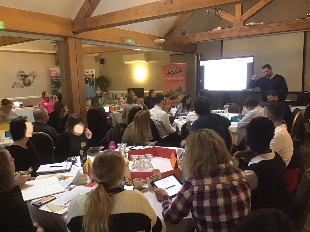 amazingict's tweet photo. @ICT_MrP helping us to develop #Technology skills. Well done to Paul and Katy from  @ReadingCornerUK for organising this. Well worth following them #Telford #Shropshire #Computing #Literacy https://t.co/5iAuzdy9hI