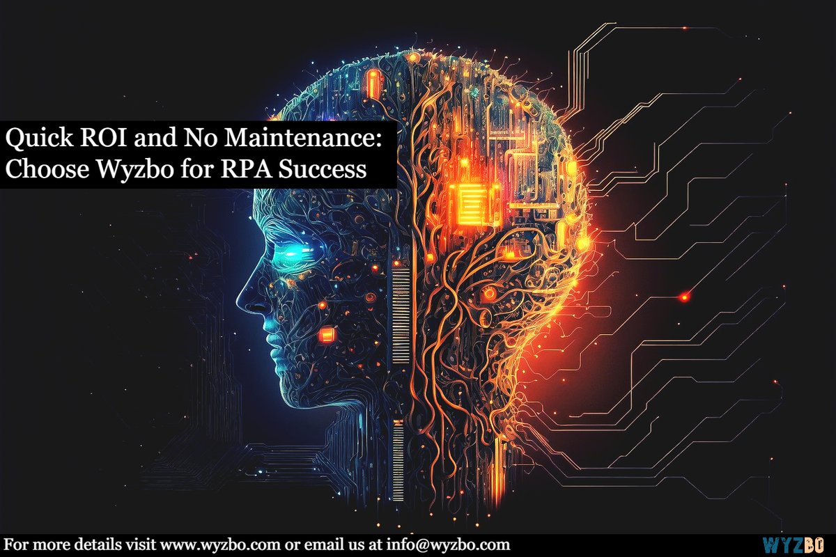 Transform your business with Wyzbo: Quick ROI and Zero Maintenance – the perfect recipe for RPA success! Discover more at wyzbo.com
#Wyzbo #RPASuccess #BusinessTransformation #RPA #RPAasaService #WorkflowAutomation #ProcessAutomation