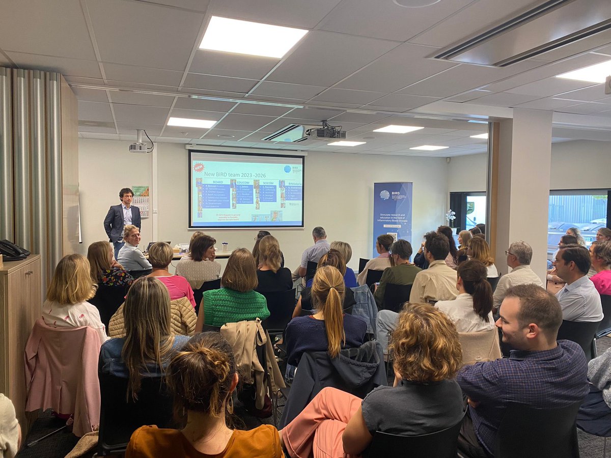 birdgroup_be's tweet photo. We had a full house at Officenter Zaventem for our fall General Assembly where we we officially welcomed the new members of the BIRD team and said thank you to the departing members. 
We are thrilled to see increasing participation from our physicians and nurses at these events! https://t.co/1KAc8WOHP8