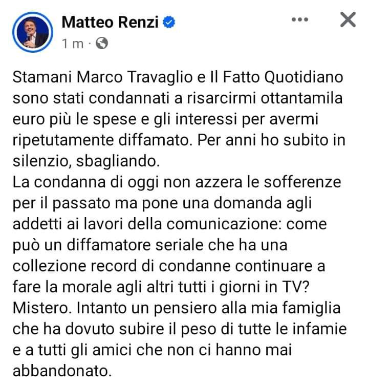 Cris_CHML's tweet photo. Bene così. Travaglio inquina questo paese da decenni con il suo giornalismo malato. @matteorenzi bene!! @marcotravaglio @fattoquotidiano giornalismo spazzatura https://t.co/000FcQz9dX