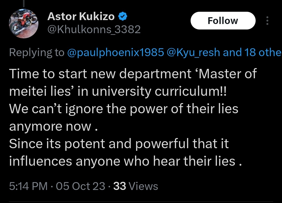 That means we need to learn more in this field of "Lying" that's why we need an institution, right?? What about #Kukis by birth liar??  what do you feel about being a professional liar without any help from a master's degree?? <a href="/Khulkonns_3382/">Astor (KUKI KA PARIVAR)</a> #KukiLiesXposed