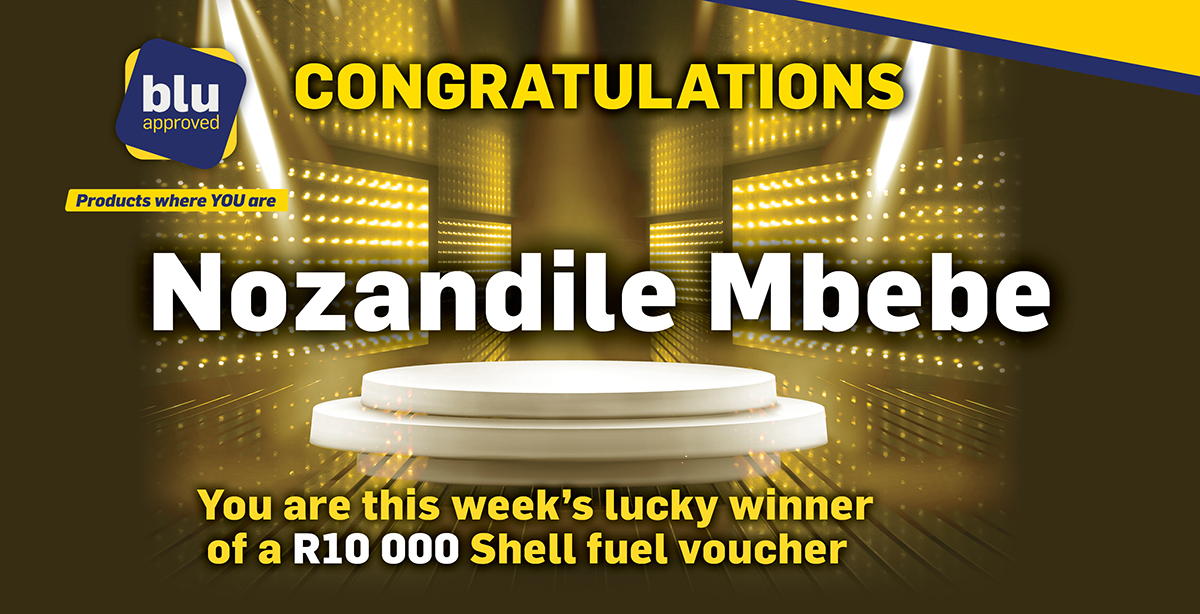 Ke Friday and we’re about to make another lucky winner’s day!

This week’s #FuelMyFriday winner is... Nozandile Mbebe!

Major congratulations Nozandile Mbebe!

Let us make your day too. You could win a R10,000 Shell fuel voucher courtesy of MTN’s Everyday Recharge giveaway by…