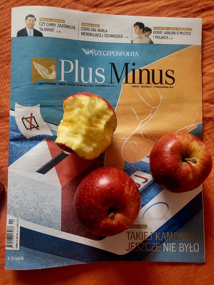 MAGoworscy's tweet image. „Jabłko z wieczora…” zaczyna się popularne powiedzenie, ale dokończmy je – „…to gest ambasadora”.
O losach naszych 🍎 w @Rzeczpospolita #PlusMinus.

#jabłka #owoce #gruszki #jabłonie #owoce #sady #pomologia #Pieniążek #Sienkiewicz #kosztele #lobo #Polska #MAGowie