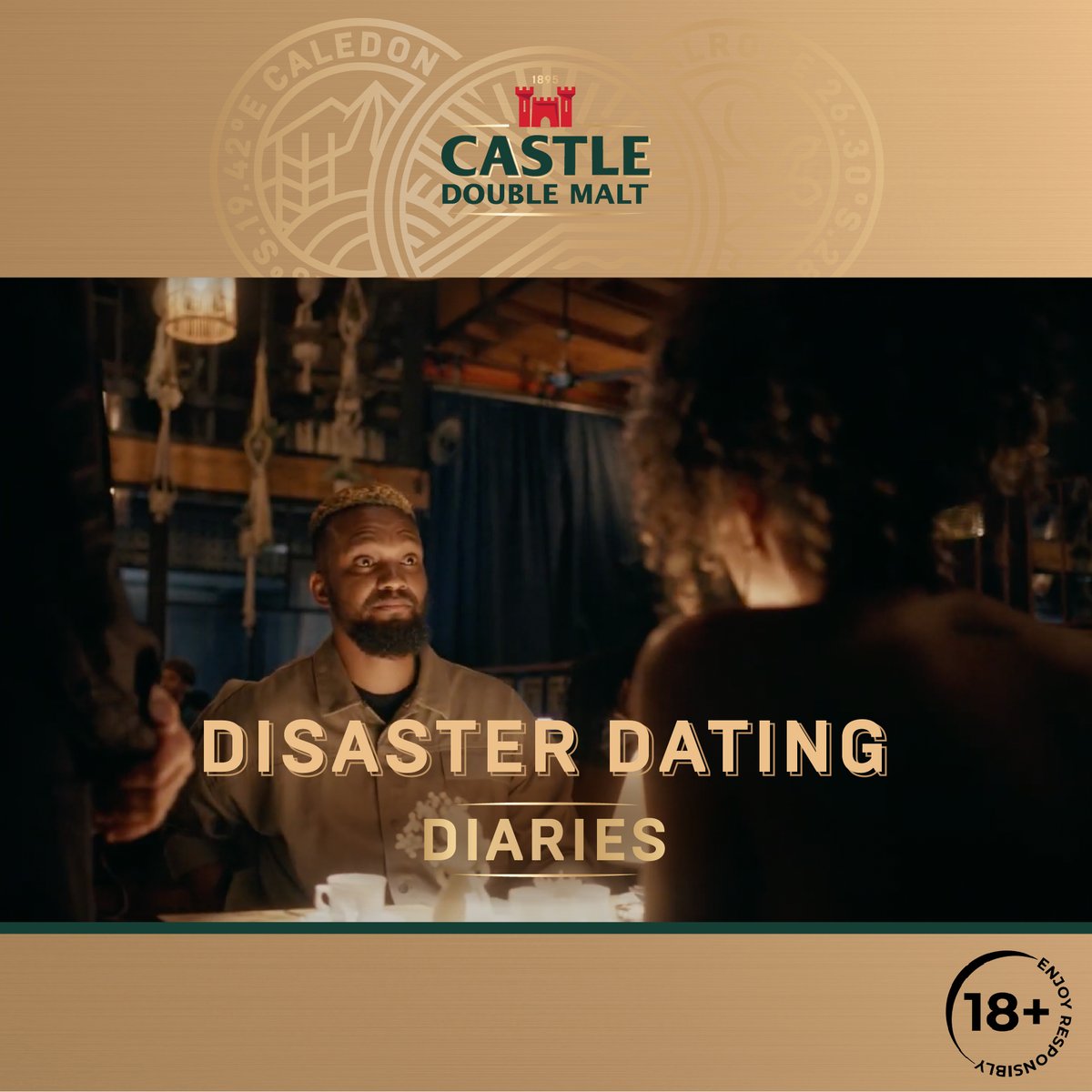 DoubleMaltSA's tweet photo. It’s Disaster Dating Diaries Day! 😀 Set your alarms for 7pm tonight when @Naked_Dj and @LuloCafe unpack your Disaster Dates on @METROFMSA for a chance to win CDM for a Year. 😍 Retweet if you’re tuning in. 🍻 #FinishSmooth https://t.co/WC0WHVZiOV