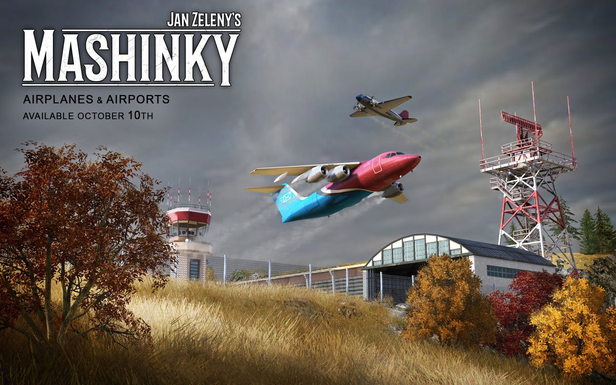 📢 Airplanes &amp; Airports ✈️
available October 10th!

(You may directly jump on Experimental branch to try Open Beta)

#Mashinky #tycoon #plane #planes #pcgaming