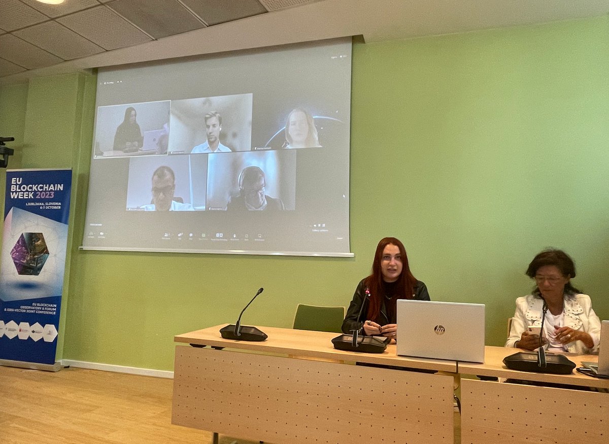 Institute For the Future (unic.eth | iff.eth) (@iffunic) on Twitter photo <a href="/EUBlockchain/">EU Blockchain</a> <a href="/UNIC_ENG/">University Nicosia</a> Discussing regulatory challenges in blockchain and DLT
@Marianadlrw <a href="/nenadokuzov/">Nena</a> <a href="/paddi_hansen/">Patrick Hansen</a> <a href="/MarinaMarkezic/">Marina Markezic</a> Dr Charis Savvides, Pierre Marro
#EU4Blockchain <a href="/EUBlockchain/">EU Blockchain</a> <a href="/UNIC_ENG/">University Nicosia</a> Discussing regulatory challenges in blockchain and DLT
@Marianadlrw <a href="/nenadokuzov/">Nena</a> <a href="/paddi_hansen/">Patrick Hansen</a> <a href="/MarinaMarkezic/">Marina Markezic</a> Dr Charis Savvides, Pierre Marro
#EU4Blockchain