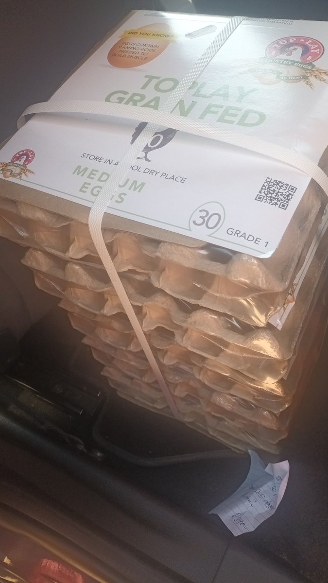 Eggs for sale medium tray of 30 for R90... I'm based in soweto... stocks are limited 

#LupinNetflix #LeoTrailerDay #Loki