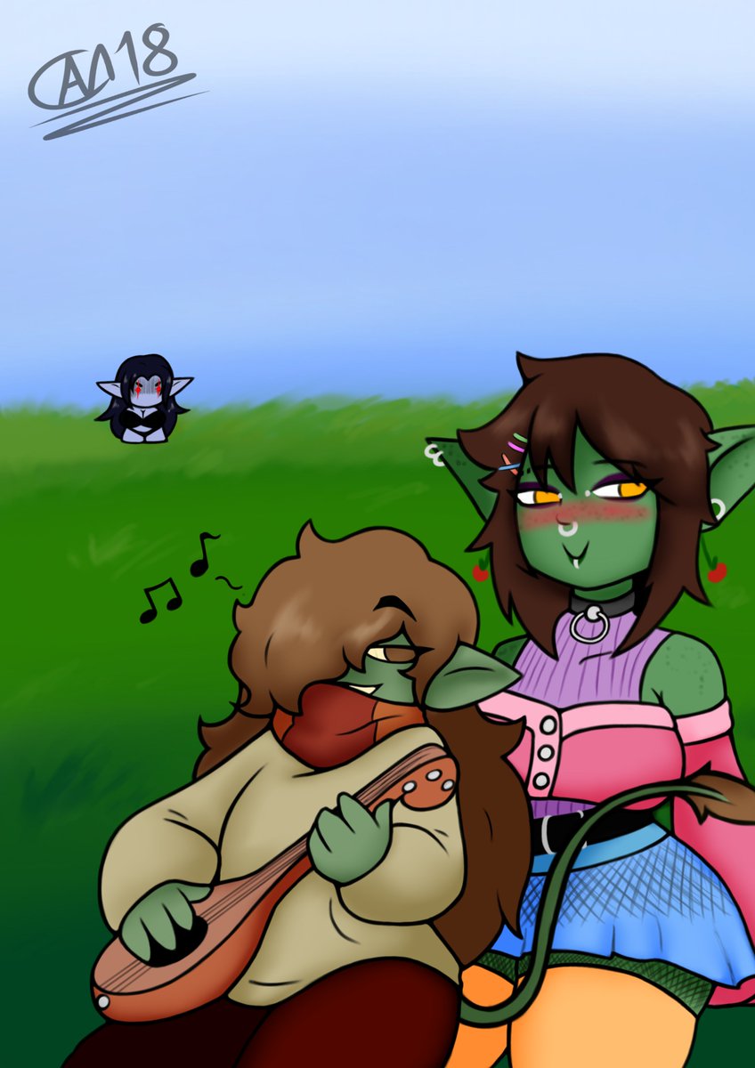 So my account isnt as inactive here are 2 drawings of the Gobtober2023 Challenge i did 

Day 1 Wizard
Day 5 Bard 

Day 5 also includes the charakters of 
-<a href="/Sweets4Teef/">Teef The Sweetie</a> 
-<a href="/Onyx_Saiyan/">😈LN😇</a>