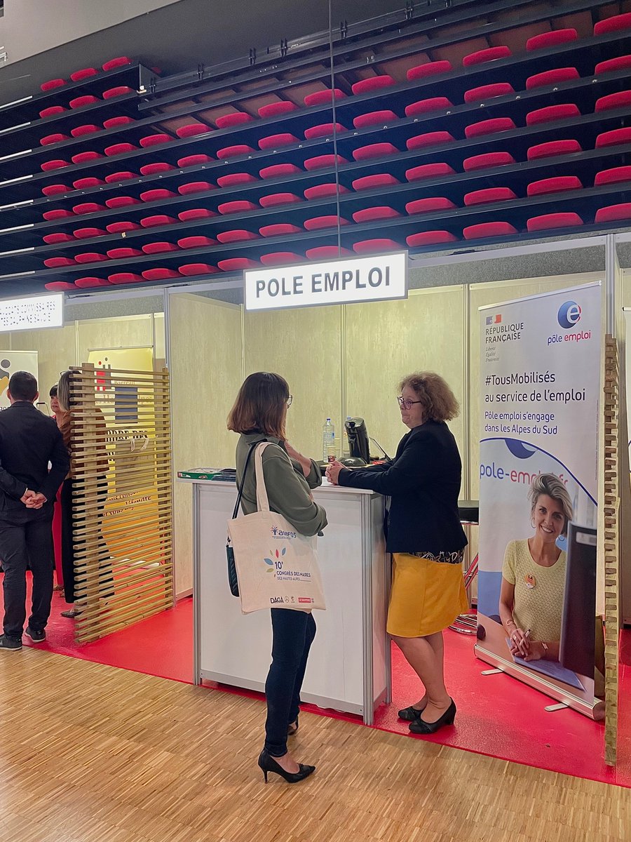 Pôle emploi comme acteur de proximité engagé aux côtés de ses partenaires et des élus #AvecPôleEmploi venez nous rencontrer sur cette 10ème édition du congrès des maires #HautesAlpes à Gap

@sandrinejacobPE <a href="/mcbrun05/">Mariechristine Brun</a> <a href="/l_amf/">AMF | Association des maires de France</a> <a href="/ledauphine/">Le Dauphiné Libéré</a>