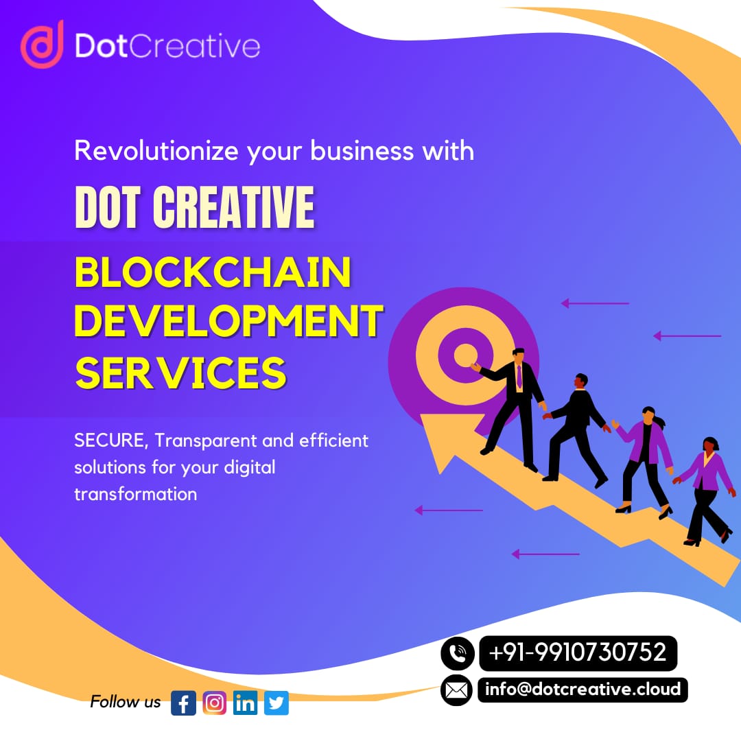 Creativ45827166's tweet image. Revolutionize your business with #DotCreative Blockchain development services.
Secure, Transparent and efficient solutions for your digital transformation.
To know more info:
Call- +91-9910730752
Email - info@dotcreative.cloud
#dotcreative #blockchaindevelopmentservice