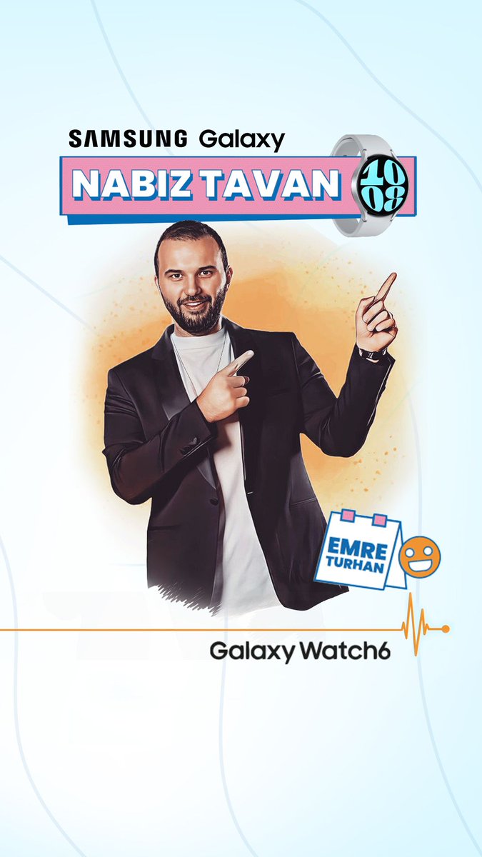 Emre Turhan’ın sunumu ve Samsung Galaxy Watch6’nın katkılarıyla Nabız Tavan’da tüm sırları ortaya döküyoruz! Tıkla, hemen dinle! @SamsungTurkiye karnaval.com/programlar/nab…