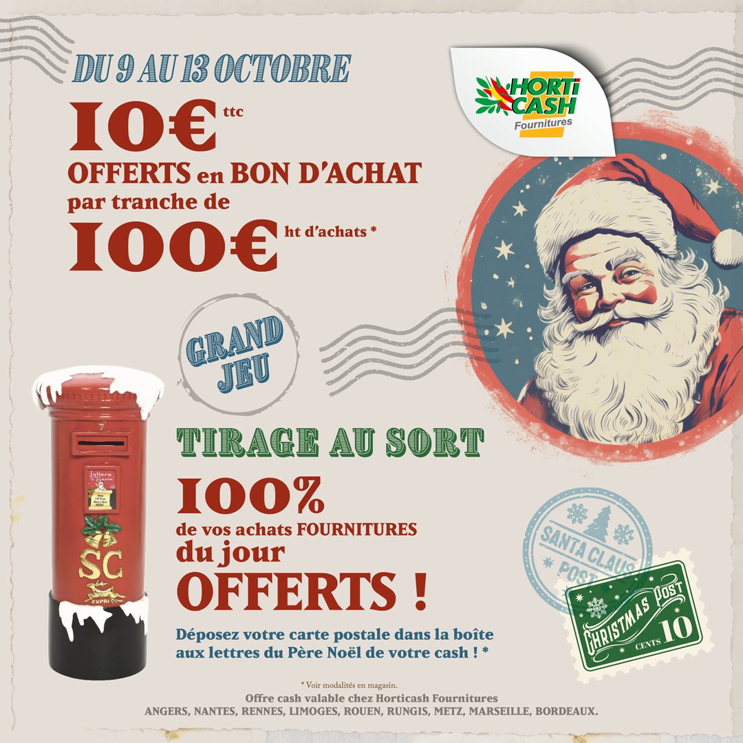 Horticash's tweet photo. Vos cashs ont revêtus leurs habits de Noël 🎄 

Venez retrouver la magie de Noël toute la semaine prochaine et dénichez vos prochaines pépites, nous nous chargeons de faire rêver votre porte-monnaie 😉🤑 https://t.co/DYZl5kNHLB
