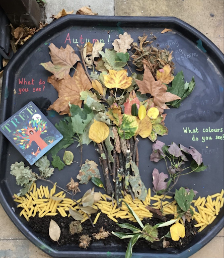 StJoesPutney's tweet photo. Little Joe's have had great fun learning about Autumn and using our outdoor space to create some wonderful work.
#LearningToLoveLovingToLearn https://t.co/QXwILI9ULy