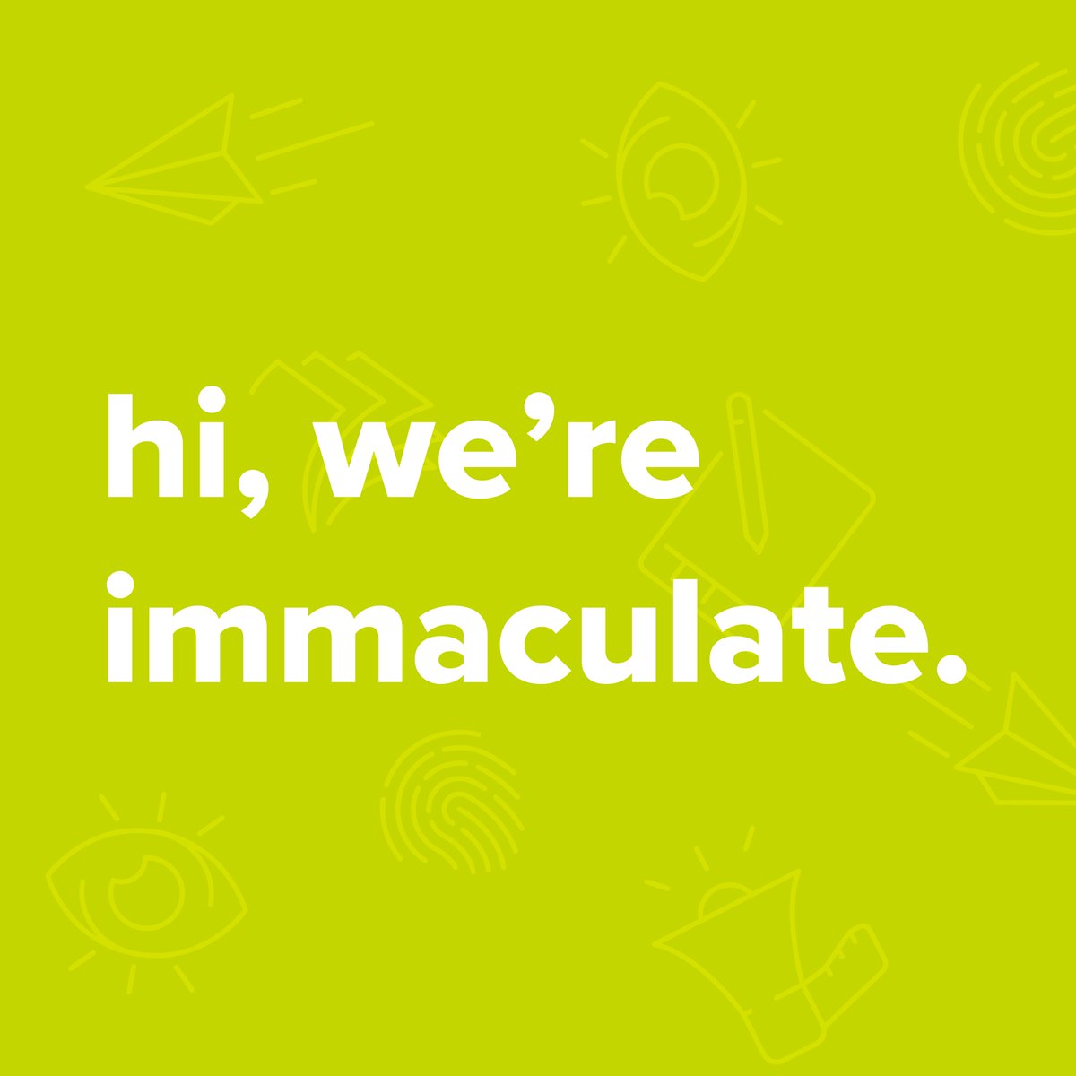 immaculateuk's tweet photo. Hi, we’re immaculate. 👋
We've been passionate about bringing brands to life for over 25 years. From crafting captivating #branding experiences to designing cutting-edge #digital campaigns, we've got you covered. https://t.co/lc8wv74XjA