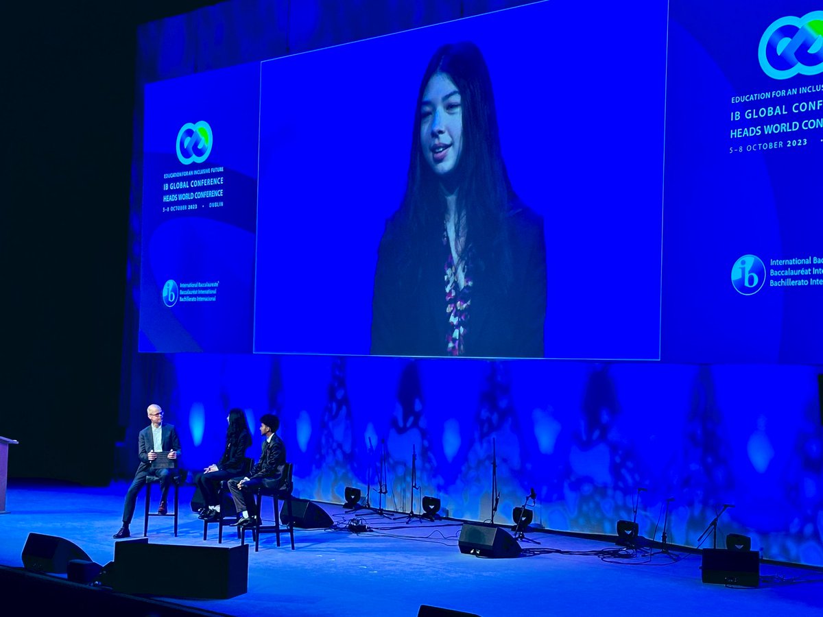 ang_meikle's tweet photo. “Action is hope. There is no hope without action.” Inspired by the #IB Global Youth Action fund student teams leading projects worldwide &amp; impacting change @Heino1Olli #IBGC2023 https://t.co/972pZmVJsA