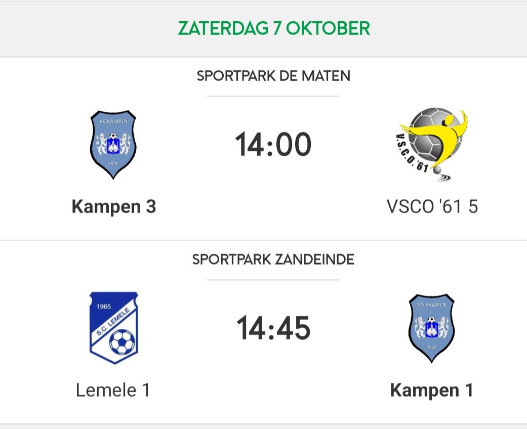 VV Kampen tweet media