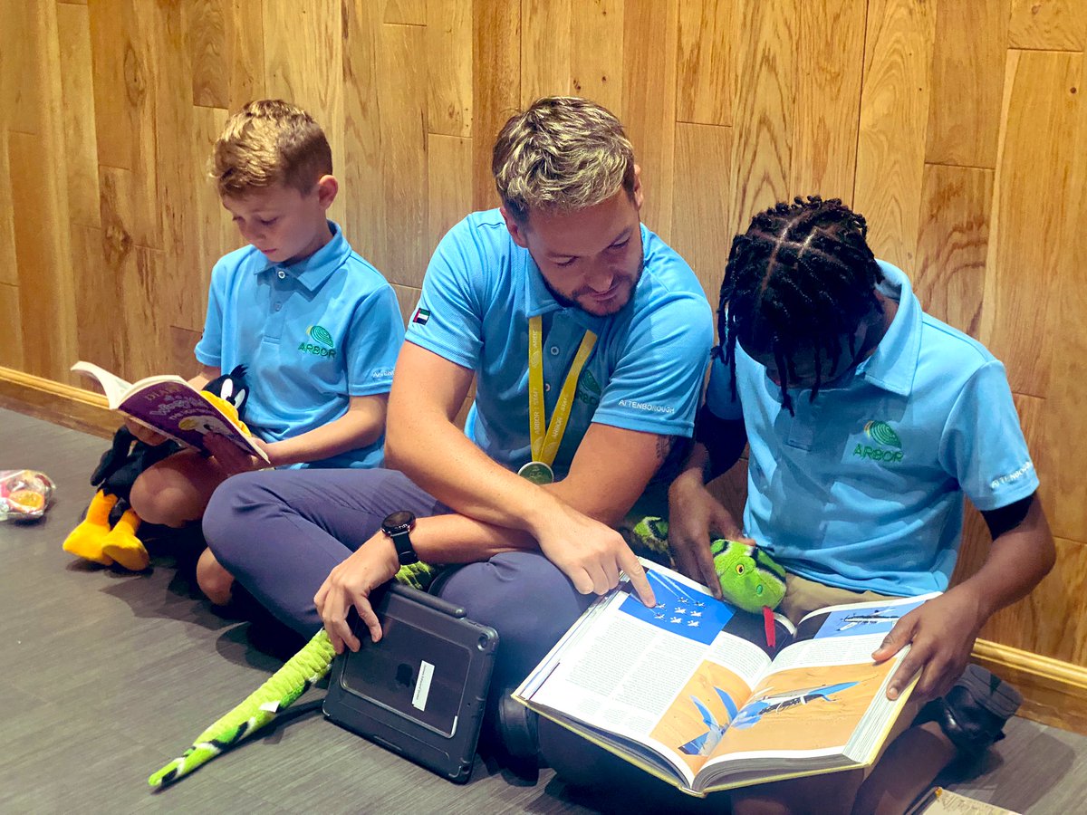 ArborPrimary's tweet photo. A lovely and enjoyable way to end the week in the @ArborDubai💚 Primary School- a House❤️💙💛💜 Teddy Bear’s Picnic🧃🧸🥪. This was a #momentintime to bring a favourite #teddy🧸 &amp; #book📚 with some small snacks and BE with other children from across the school. #Simplyspecial🥰! https://t.co/T4452gGGoy