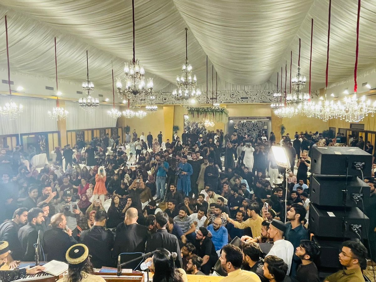 allaboutmqm's tweet photo. Qawwali Night organized by MQM Youth Wing held at Al Saafa banquet ,   Senior Deputy Convener MQM Pakistan Dr Farooq Sattar,  Member MQM Coordination Committee Farhan Chishti, Moid Anwer , Zafar Abbas Secretary General JDC attended the program .@DFSMQM @MQMPKOfficial #MQMPakistan https://t.co/NU1HhPRIYn