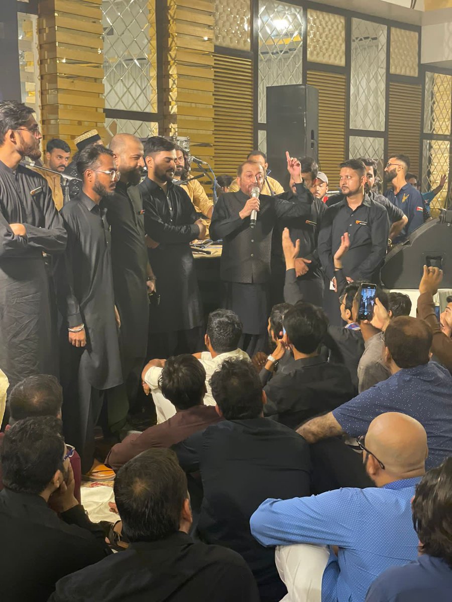 allaboutmqm's tweet photo. Qawwali Night organized by MQM Youth Wing held at Al Saafa banquet ,   Senior Deputy Convener MQM Pakistan Dr Farooq Sattar,  Member MQM Coordination Committee Farhan Chishti, Moid Anwer , Zafar Abbas Secretary General JDC attended the program .@DFSMQM @MQMPKOfficial #MQMPakistan https://t.co/NU1HhPRIYn