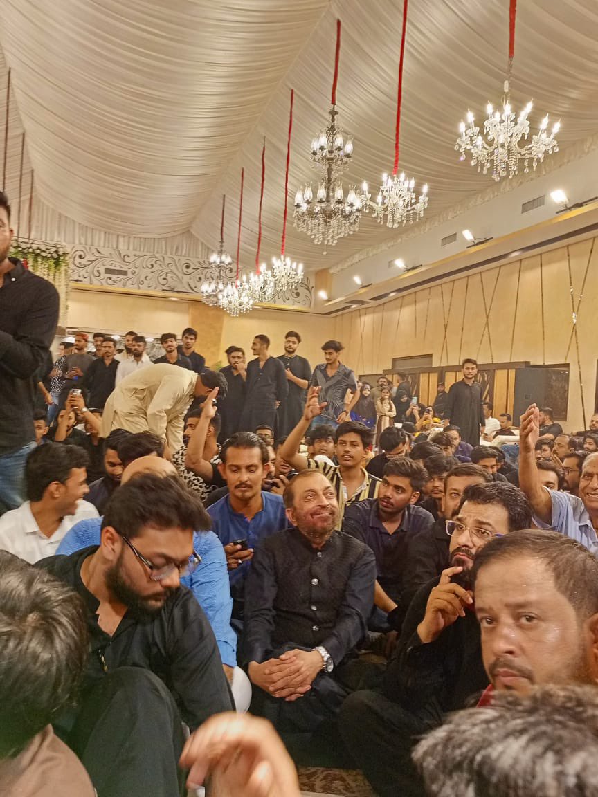 allaboutmqm's tweet photo. Qawwali Night organized by MQM Youth Wing held at Al Saafa banquet ,   Senior Deputy Convener MQM Pakistan Dr Farooq Sattar,  Member MQM Coordination Committee Farhan Chishti, Moid Anwer , Zafar Abbas Secretary General JDC attended the program .@DFSMQM @MQMPKOfficial #MQMPakistan https://t.co/NU1HhPRIYn