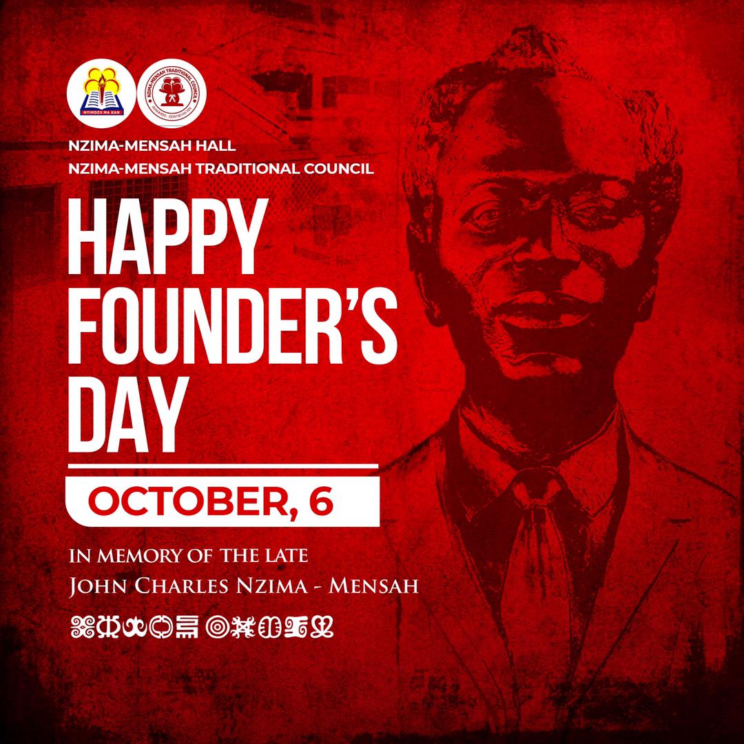 Today, we honor our founder and reflect on our journey as a fraternity at Nzima-Mensah Hall. This special day is a tribute to our founder's dedication and the contributions of all who've shaped our success. It's a day of gratitude, tradition, and unity.
 #FoundersDay  #NzimaAt50