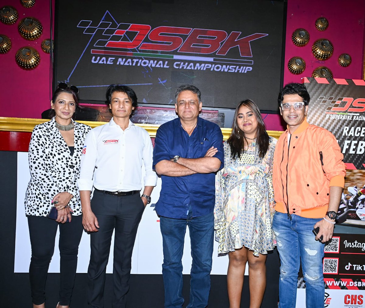 PiictureNKraft's tweet photo. DSBK Racing  has announced its upcoming schedule for 2023 and 2024, spotlighting the 2024 India Schedule spearheaded by Nasir Syed  The launch event also introduced bike industry experts,  

#DSBKRacing #NasirSyed #BikeEvent #season2 https://t.co/FnUvwJP1Kh