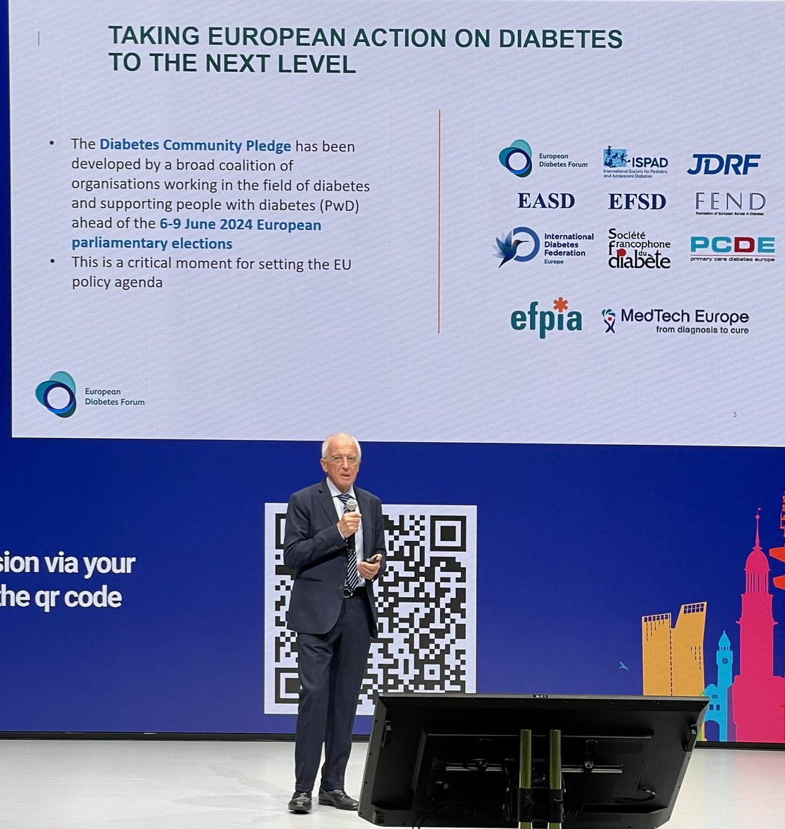 @SDelprato @EASDnews #EASD2023 👉🏿 we must join forces to act for #diabetes community @professorcm @IDFEuropeBXL