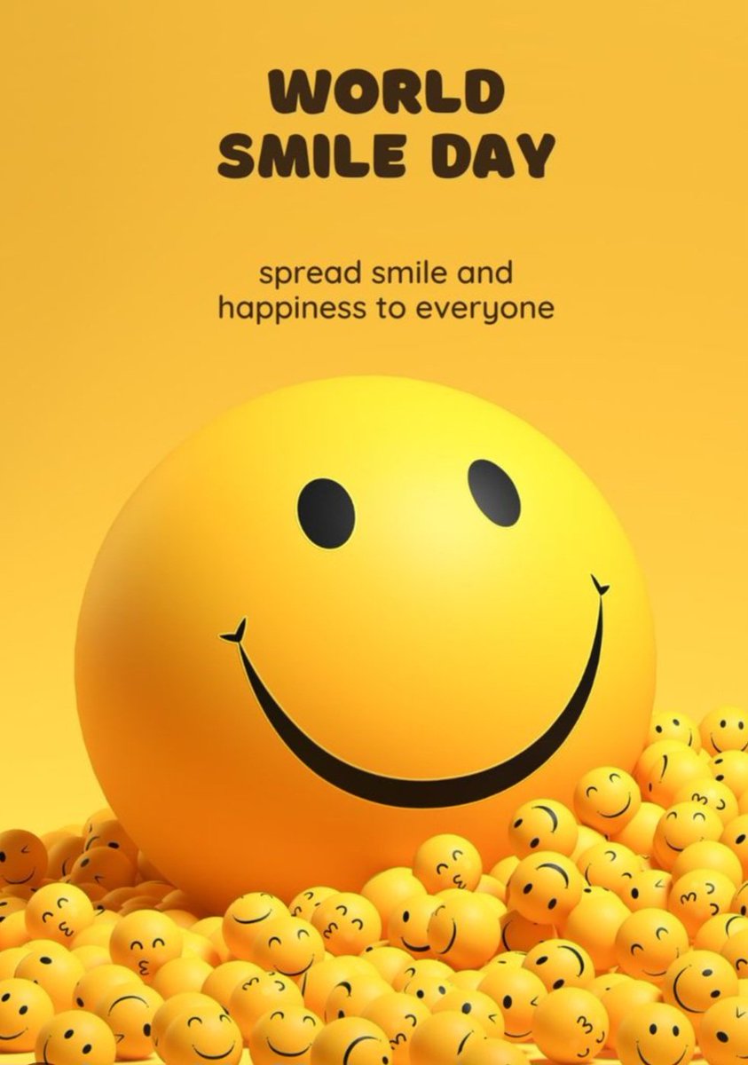 WigHomeStart's tweet photo. We can think of at least two reasons to Smile today!
1. It'#WorldSmileDay 
2. It's #FridayFeeling 
Perfect day to Smile 😁😁😁😁😁 https://t.co/wYq6vbMDLE
