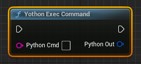 Yobiminds's tweet photo. With Yothon, you can execute a single command and retrieve variables from it. In #UE5 , runtime. https://t.co/hyBEeeUE8h