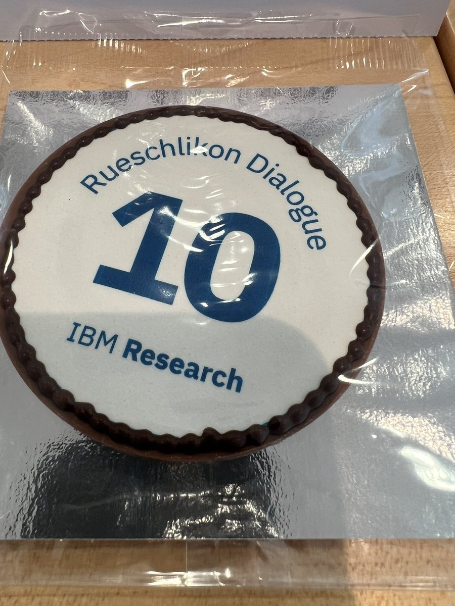 Thank you for 10 years of the thought leadership forum Rueschlikon Dialogue, this time on AI and foundation models for enterprises. Grateful for celebrating this milestone with <a href="/JeffWelser/">Jeff Welser</a> and <a href="/neurobongo/">David Cox</a> and participating business technology leaders.” <a href="/IBMResearch/">IBM Research</a> <a href="/dariogila/">Dario Gil</a>
