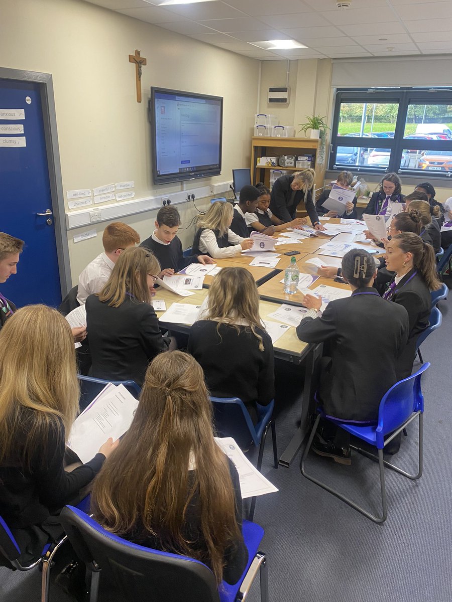 An amazing sight to see, our Senior and Junior Leadership team giving feedback on our school improvement plan. #pupilvoice #makingachange