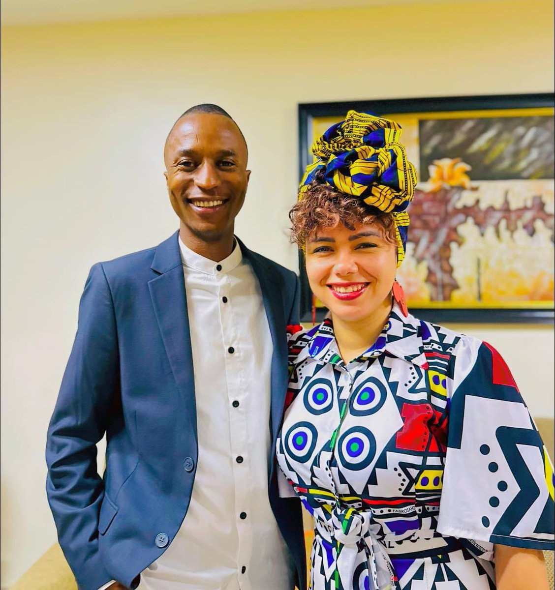 Happy to reconnect with a friend and comrade from Tunisia @aya_chebbi , African Union Special Envoy on youth, a Pan-African feminist from Tunisia. 

Africa shall rise!