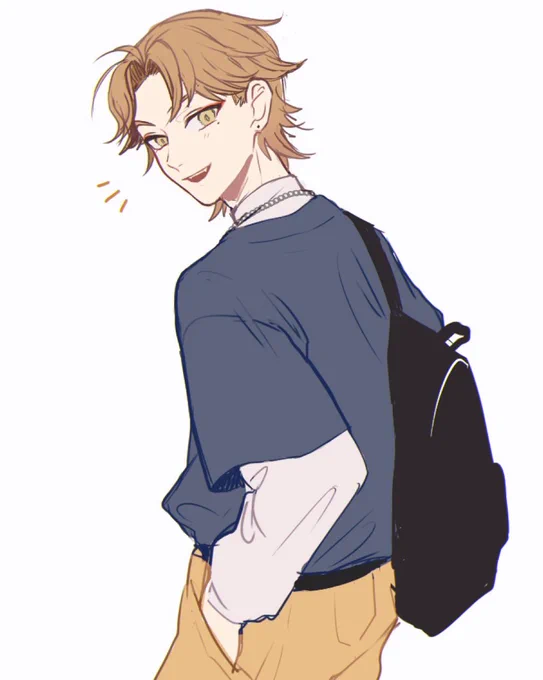 私服めちゃくちゃ大学生だ キャンパスにいるところ見えました