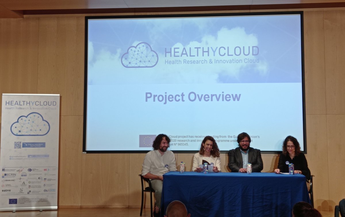 HealthyCloudEU's tweet image. HealthyCloud&apos;s Final event is on! 

Welcome note and the project overview by the event coordinators  @sj_capella and @jgonzal3zgarcia, joined by @AlbaDeMartino and Marta Marín.

Join the live stream! ➡️ow.ly/U7qZ50PTMyb

@iacs_aragon @BSC_CNS @fecyt