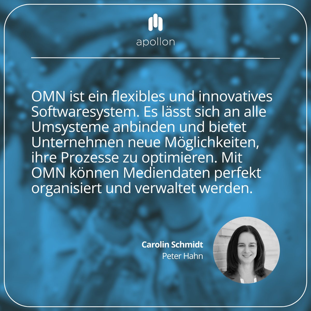 apollonGmbHCoKG's tweet image. OMN: Optimierung und Organisation in Einem, wie Carolin Schmidt betont! 🛠
#Softwaresystem #Prozessoptimierung #Mediendaten #Organisation #DigitalTools