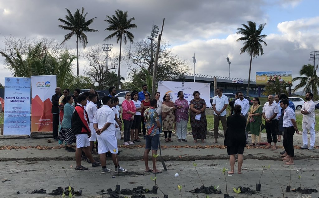 #MaitriKaAmritMahotsav 🇮🇳🤝🇫🇯#OneEarthOneFamilyOneFuture Pics from ...