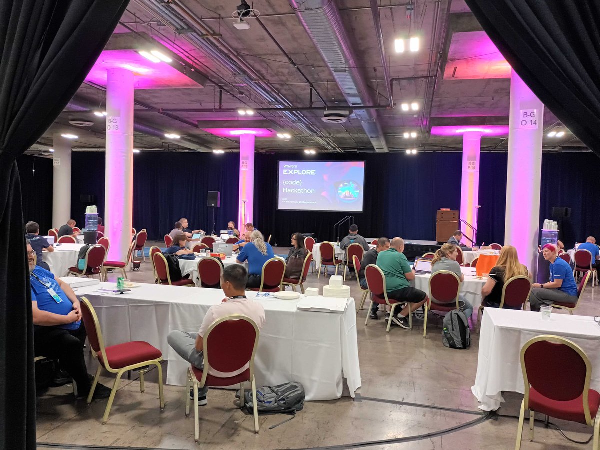VMware (@vmware) on Twitter photo 💻 Code and Chill! 💻 Join the VMware {code} Hackathon in Barcelona on Nov 6! Whether you're a coder or a cheerer, we've got free food, drinks, and loads of fun waiting for you! Grab your spot before they're gone! #VMwareExplore #Hackathon <a href="/vmwarecode/">VMware {code}</a> docs.google.com/forms/d/e/1FAI… 💻 Code and Chill! 💻 Join the VMware {code} Hackathon in Barcelona on Nov 6! Whether you're a coder or a cheerer, we've got free food, drinks, and loads of fun waiting for you! Grab your spot before they're gone! #VMwareExplore #Hackathon <a href="/vmwarecode/">VMware {code}</a> docs.google.com/forms/d/e/1FAI…