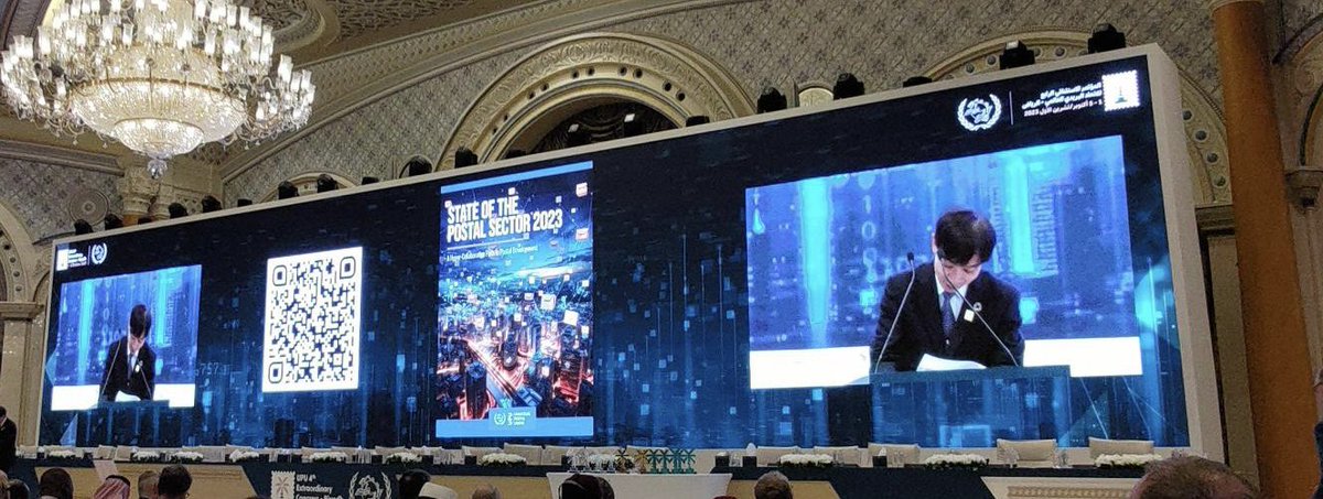 1/2 Yesterday the State of the Postal Sector 2023 report was launched during the Strategy Summit of the 4th UPU Extraordinary Congress in Riyadh. I invite you all to download it here: upu.int/UPU/media/upu/…