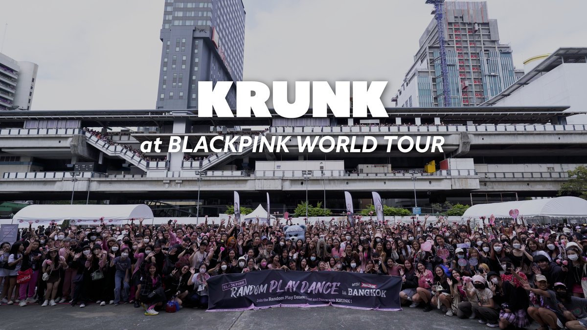 [BEHIND] KRUNK at BLACKPINK WORLD TOUR! Thankful for everyone and love you 🐻 🎬 bit.ly/3RJld2P