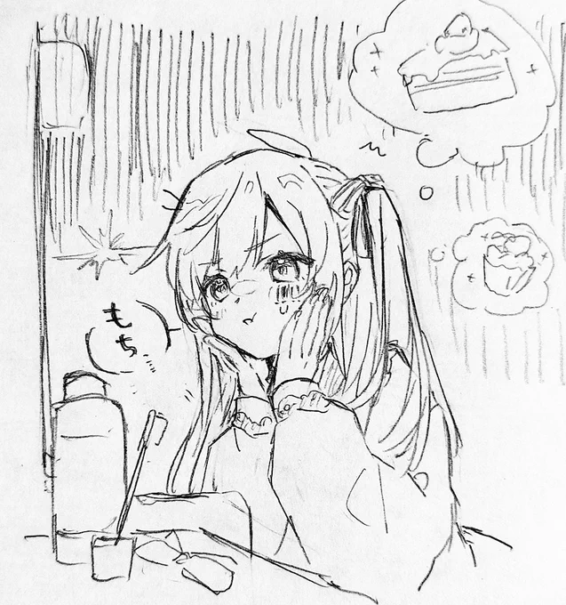 食欲の秋がまぬんちゃんを襲う--!🍠
#まふあーと 