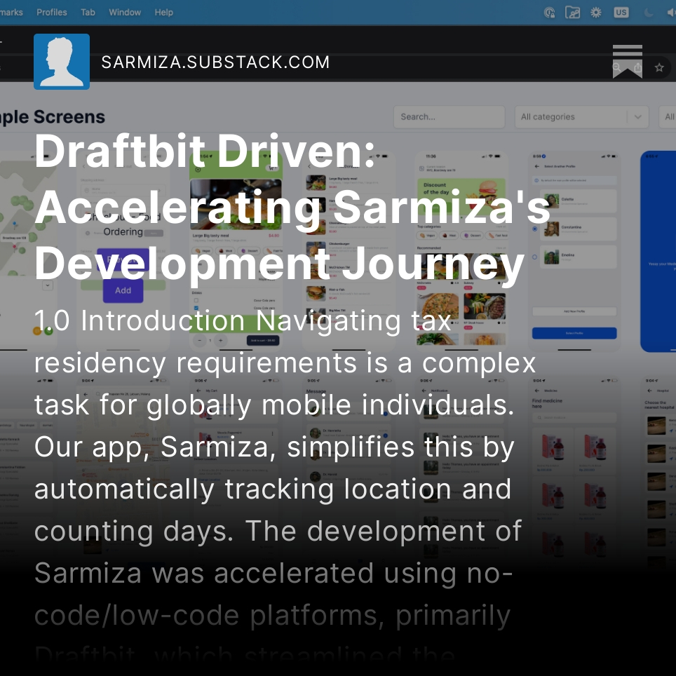 Elsa Zhou (@elsa17z) on Twitter photo We've been using <a href="/draftbit/">Draftbit</a> for the past few months and it's been a game-changer for developing/iterating <a href="/useSarmiza/">Sarmiza - Travel Days Tracker</a>!
Explore how this no-code platform propelled Sarmiza's development in our new article here: tinyurl.com/SarmizaNoCode
#NoCode #lowcode #reactnative #buildinpublic We've been using <a href="/draftbit/">Draftbit</a> for the past few months and it's been a game-changer for developing/iterating <a href="/useSarmiza/">Sarmiza - Travel Days Tracker</a>!
Explore how this no-code platform propelled Sarmiza's development in our new article here: tinyurl.com/SarmizaNoCode
#NoCode #lowcode #reactnative #buildinpublic