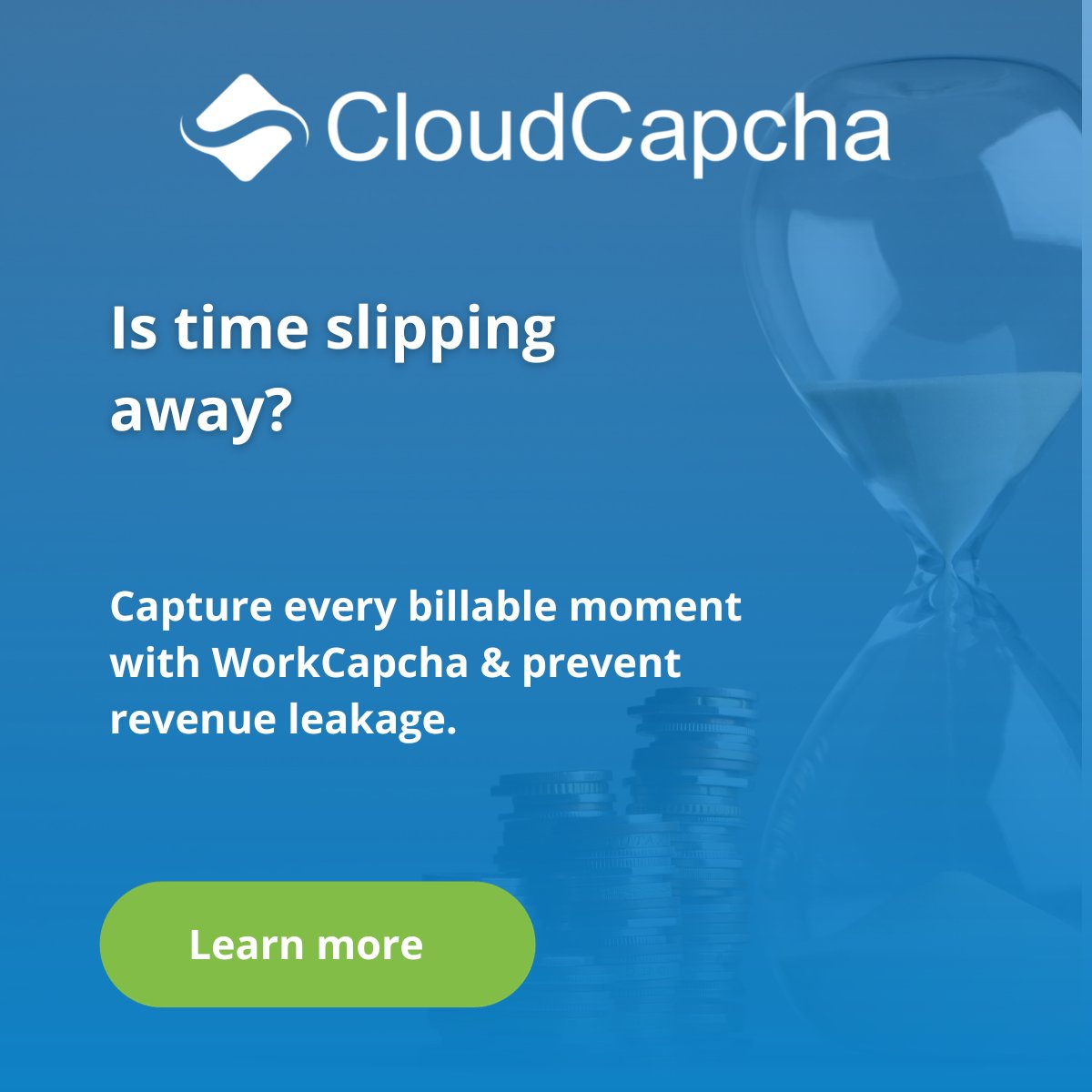 CloudCapcha's tweet image. WorkCapcha can help you capture every billable moment by automating time recording from your existing PMS system and other accounting applications

eu1.hubs.ly/H05rd9x0

#Accounting #AccountingTech #TimeRecording