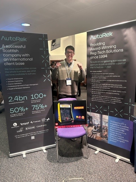 We were delighted to be title sponsors at @ScotlandIS’s ScotSoft conference last week. We spoke with 100+ software graduates and industry leaders from across the industry. Congratulations to Lee Beaver who won our prize draw and walked away with a big box of lego!