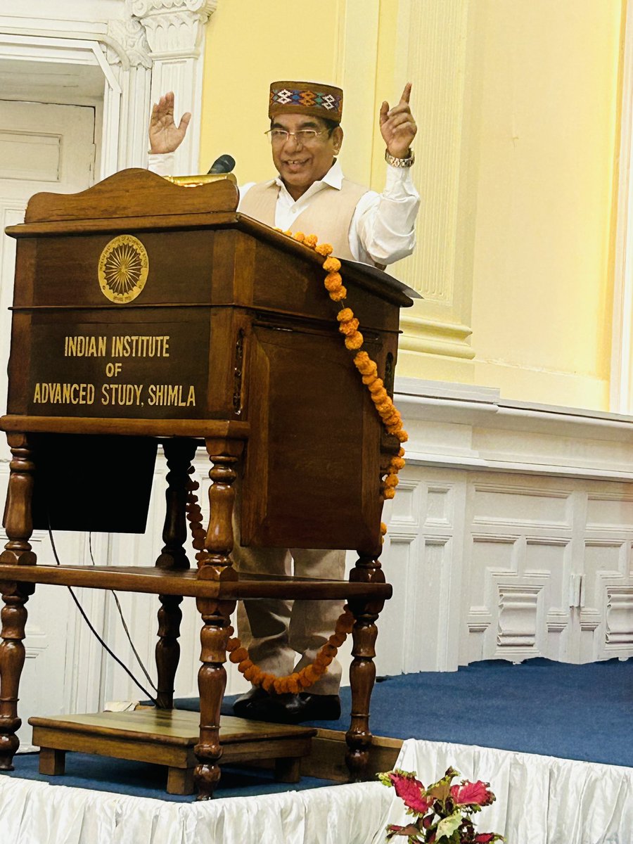 Drsubhassarkar's tweet photo. Addressed the conference on  ''Interrelationships of Indian Languages'' at @IIASShimla Indian Institute of Advance Studies, Shimla, Himachal Pradesh. https://t.co/3Misfnw38A